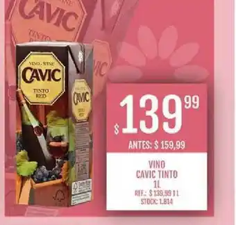 Supermercados Todo Vino Cavic Tinto 1l oferta