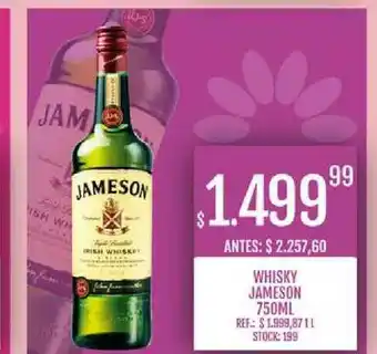 Supermercados Todo Whisky Jameson 750ml oferta