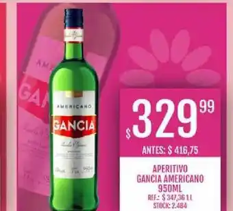 Supermercados Todo Aperitivo Gancia Americano 950ml oferta