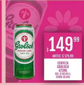 Supermercados Todo Cerveza Grolsch 473ml oferta