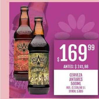 Supermercados Todo Cerveza Antares 500ml oferta
