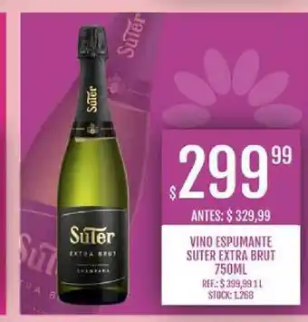 Supermercados Todo Vino Espumante Suter Extra Brut 750ml oferta