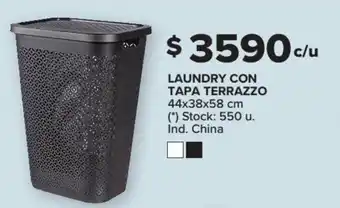Carrefour Laundry Con Tapa Terrazzo 44x38x58cm oferta