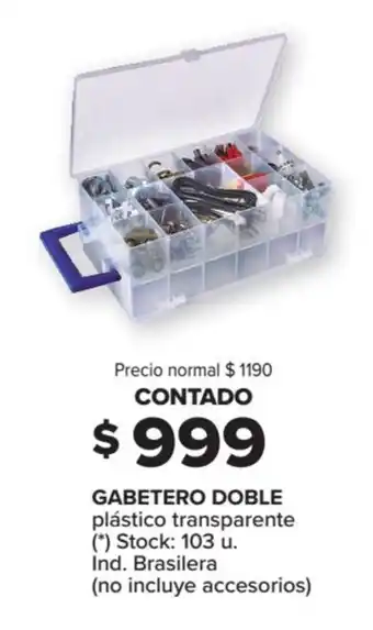 Carrefour Gabetero Doble oferta