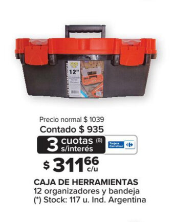 Carrefour Caja De Herramientas oferta