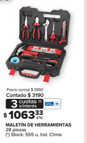 Carrefour Maletín De Herramientas oferta