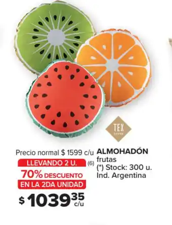Carrefour Almohadón frutas oferta