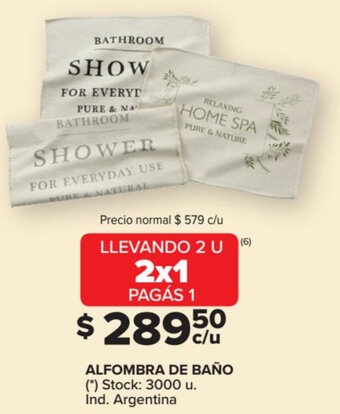 Carrefour Alfombra De Baño oferta