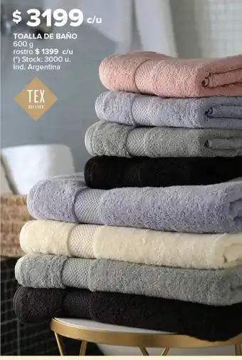 Carrefour Toalla De Baño 600 g oferta