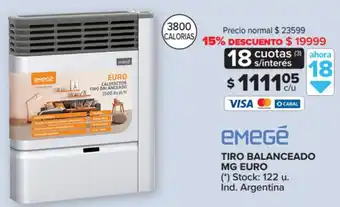 Carrefour Emegé Tiro Balanceado Mg Euro oferta