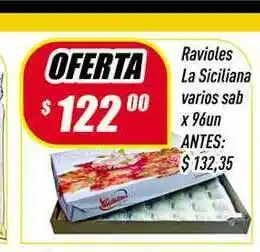 Supermercados Comodin Ravioles La Siciliana varios sab x 96un oferta