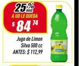Supermercados Comodin Jugo De Limon Silva 500cc oferta