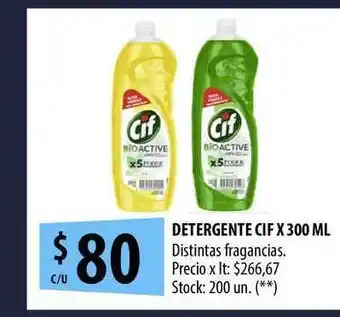 Punto Mayorista Cif Detergente x 300ml oferta