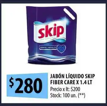 Punto Mayorista Jabón Líquido Skip Fiber Care x 1.4lt oferta
