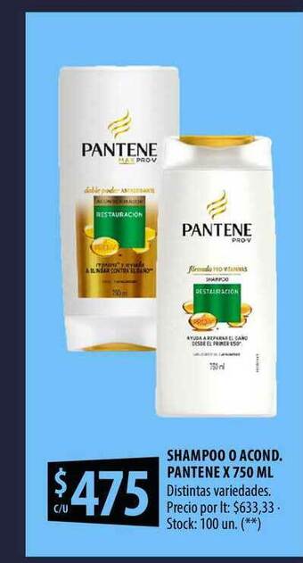 Punto Mayorista Shampoo O Acond. Pantene oferta