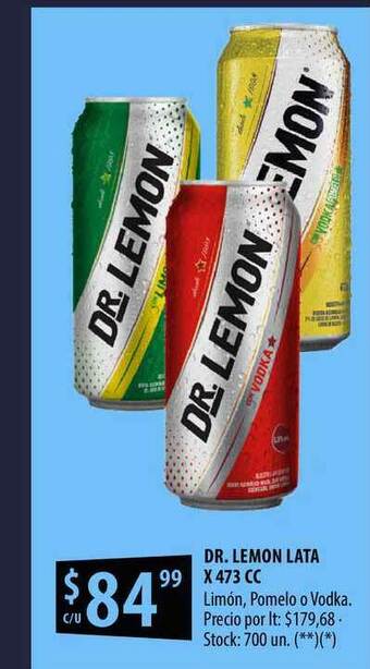 Punto Mayorista Dr. Lemon Lata x 473cc oferta