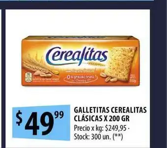Punto Mayorista Cerealitas Galletitas Clásicas x 200gr oferta
