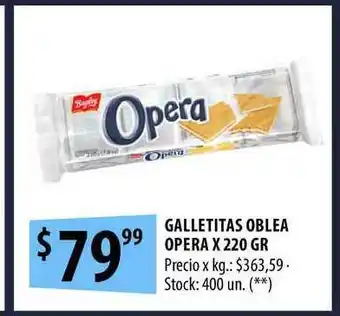 Punto Mayorista Opera Galletitas Oblea x 220gr oferta