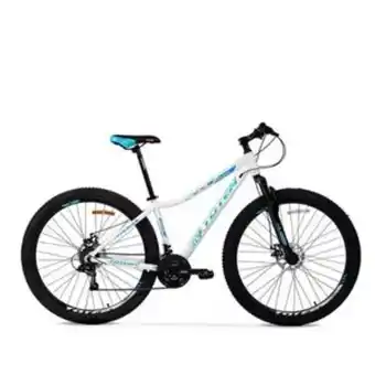 Frávega Bicicleta mtb totem by topmega r29 21v shimano blanco/azul talle m 1007658 oferta