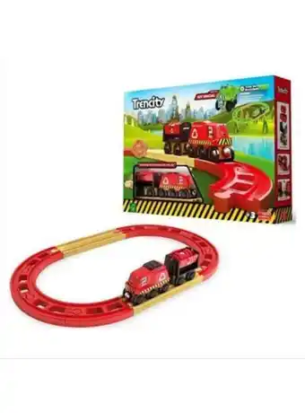 Trencity kit inicial tren color rojo incluye vías