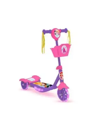 El Mundo del Juguete Monopatin infantil 3 ruedas con luces y sonido jazmin y bella oferta