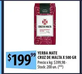 Punto Mayorista Cruz De Malta Yerba Mate x 500gr oferta