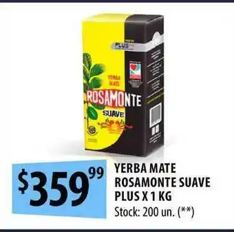 Punto Mayorista Rosamonte Suave Plus Yerba Mate x 1kg oferta