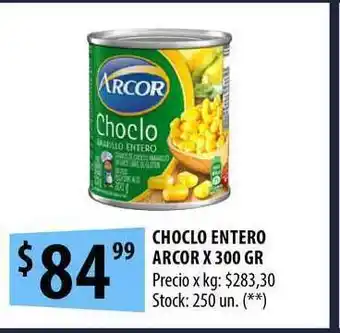 Punto Mayorista Arcor Choclo Entero x 300gr oferta