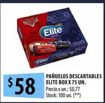 Punto Mayorista Elite Box Pañuelos Descartables x 75un oferta