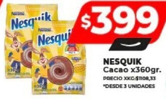 Supermayorista Vital NESQUIK Cacao x360gr. oferta