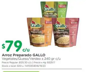 Jumbo Gallo Arroz Preparado x 240gr oferta