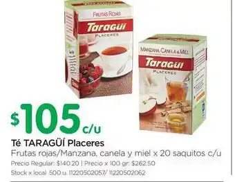 Jumbo Taragüí Placeres Té oferta