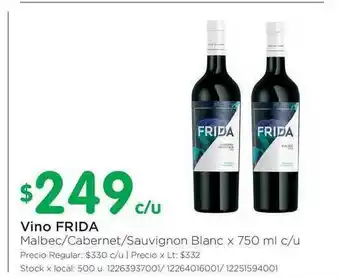 Jumbo Frida Vino x 750ml oferta