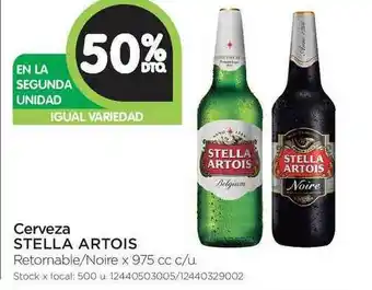 Jumbo Stella Artois Cerveza x 975cc oferta