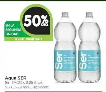Jumbo Ser Agua Sin Tacc x 2.25lt oferta