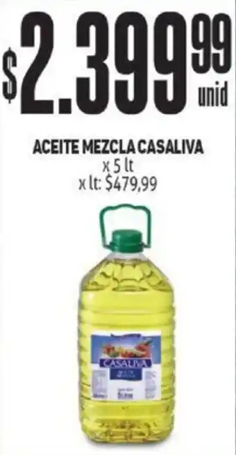 Makro ACEITE MEZCLA CASALIVA x 5 lt oferta