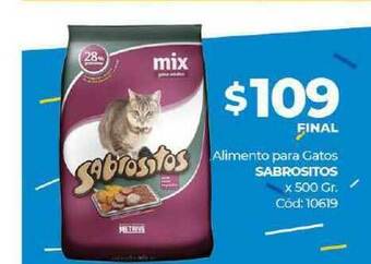 Diarco Sabrositos Alimento Para Gatos x 500gr oferta