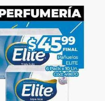 Diarco Pañuelos Elite 6 Pack x 10 un oferta