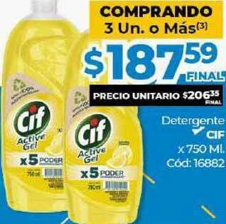 Diarco Cif Detergente x 750ml oferta