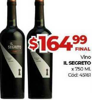 Diarco Vino Il Segreto x 750 ml oferta