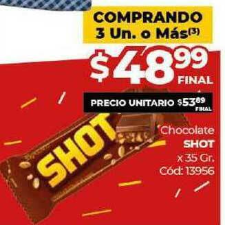 Diarco Shot Chocolate x 35gr oferta