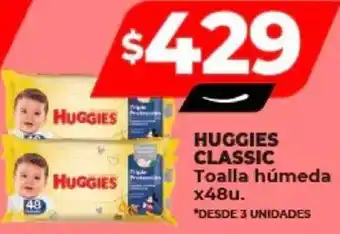 Supermayorista Vital HUGGIES CLASSIC Toalla húmeda x48u. oferta