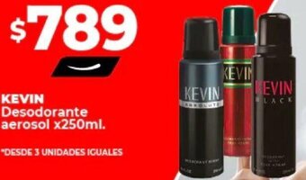Supermayorista Vital KEVIN Desodorante aerosol x250ml. oferta