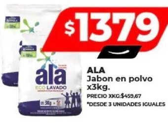 Supermayorista Vital ALA Jabon en polvo x3kg. oferta