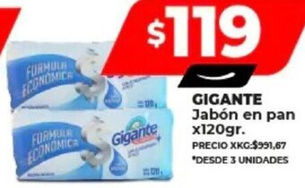 Supermayorista Vital GIGANTE Jabón en pan x120gr. oferta