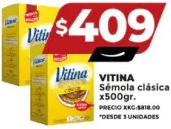 Supermayorista Vital VITINA Sémola clásica x500gr. oferta