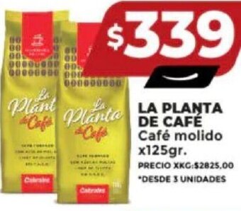 Supermayorista Vital LA PLANTA DE CAFÉ Café molido x125gr. oferta