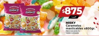 Supermayorista Vital MISKY Caramelos masticables x800gr. oferta