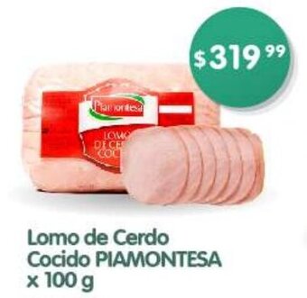 Supermercados Buenos Días Lomo de Cerdo Cocido PIAMONTESA x 100 g oferta
