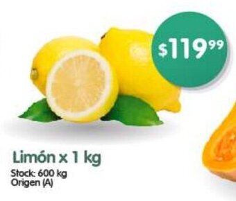 Supermercados Buenos Días Limón x 1 kg oferta